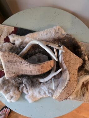 Women's Cork Wedge Sandals - Neutral Cork